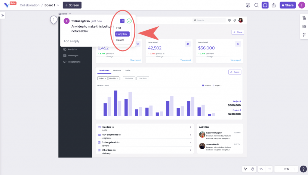 Release note: Beta 2 - Update Mar 8, 2022 3 Sharing