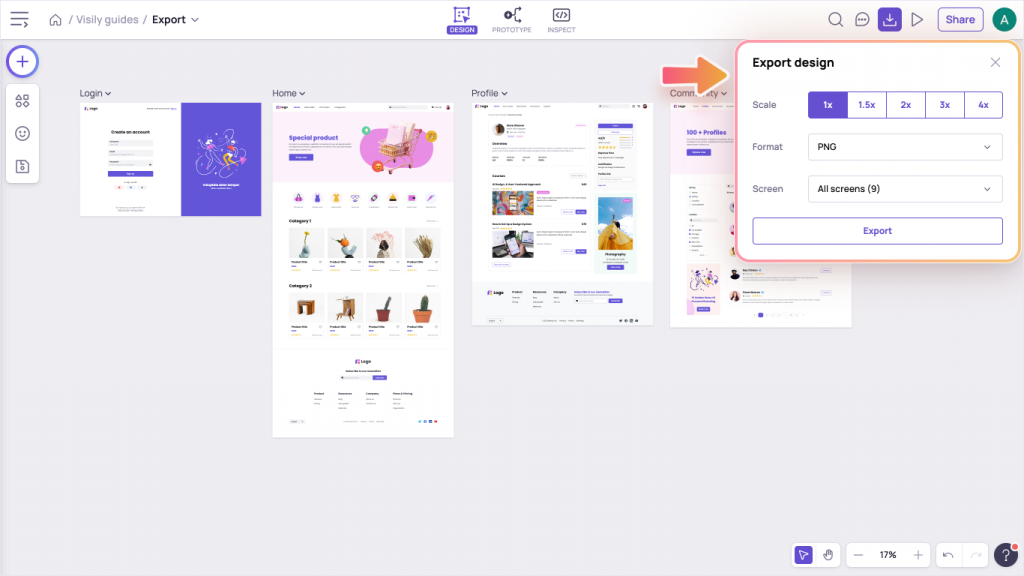 Export20multiple20screens