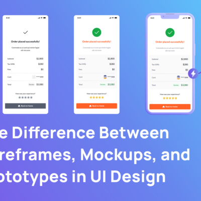 The Difference Between Wireframes, Mockups, and Prototype