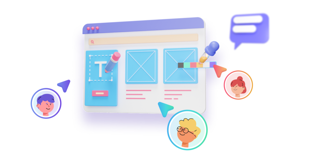 How To Do UX Design with AI Mockup Generators 4 team workspace