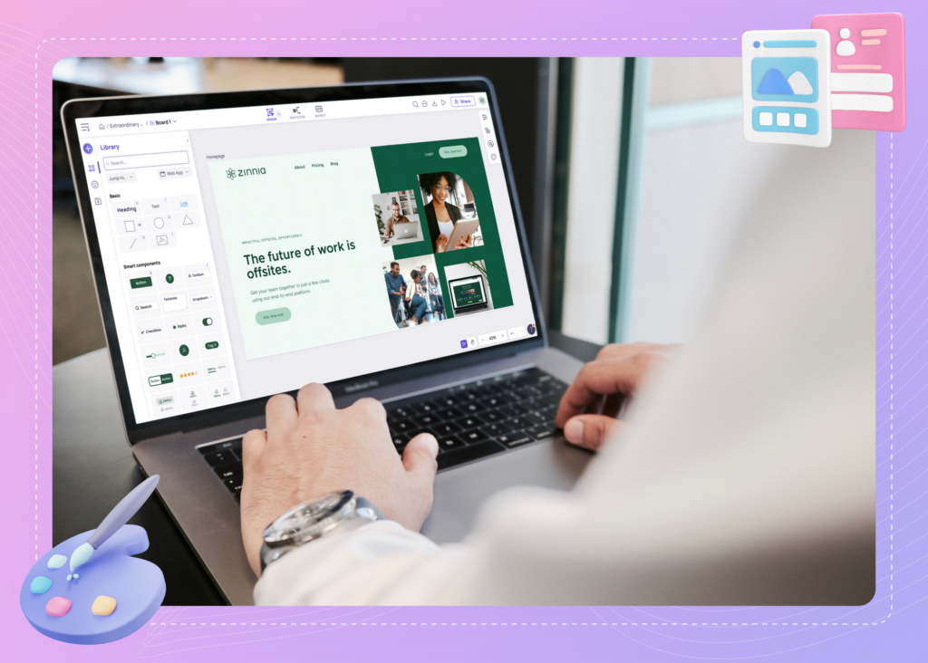 How Zinnia used Visily to create the entire wireframe for MVP in less than 24 hours 15 The final