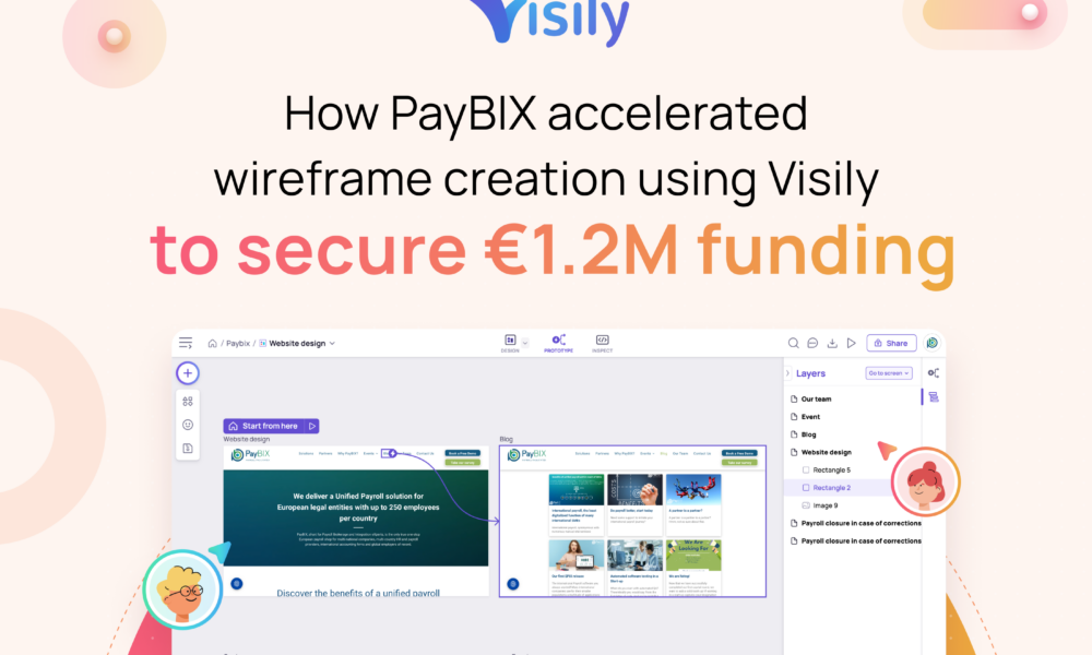 How PayBIX accelerated wireframe creation using Visily to secure €1.2M funding