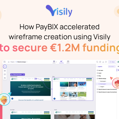 How PayBIX accelerated wireframe creation using Visily to secure €1.2M funding
