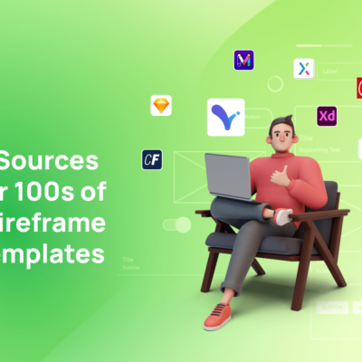 8 sources for 100s wireframe templates