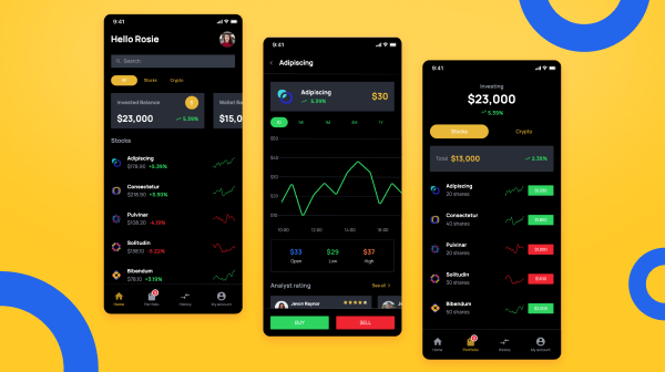 Stock Crypto Investment App