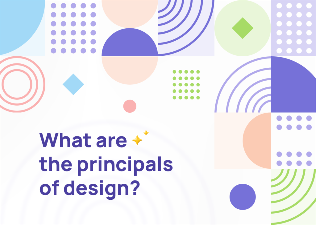 What are the principals of design