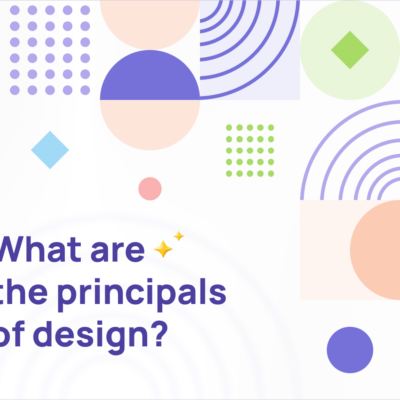 What are the principals of design