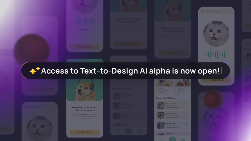 Text-to-Design Alpha