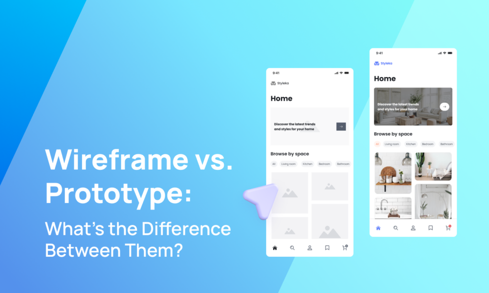 Wireframe vs Prototype