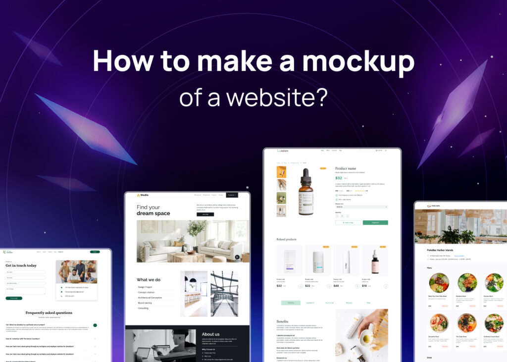 How to Make a Mockup of a Website