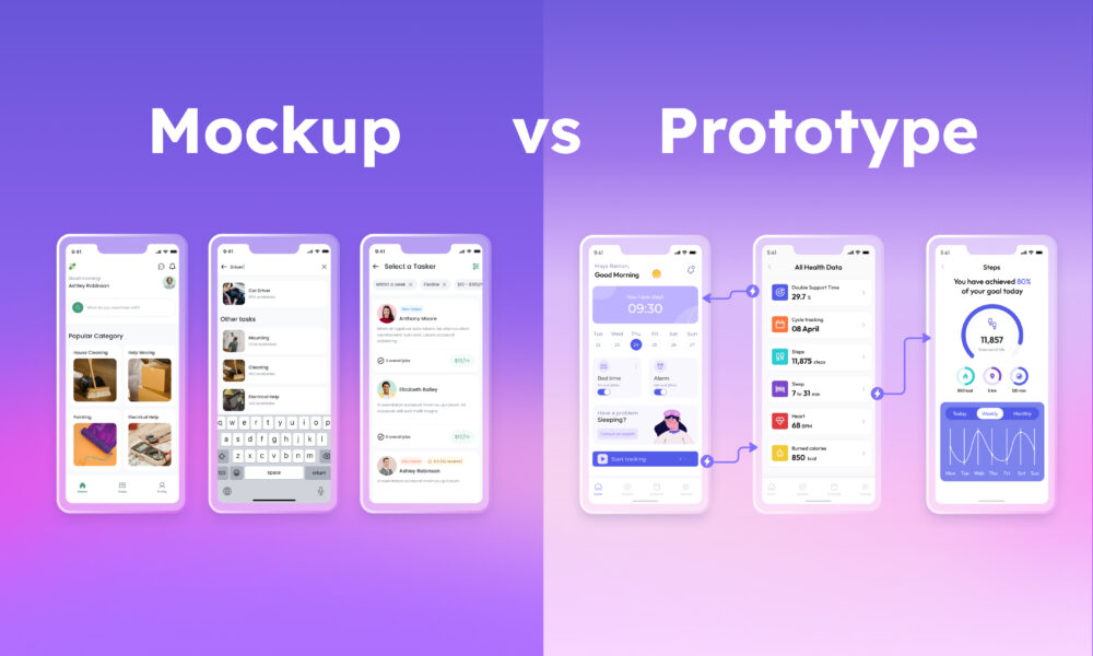 Mockup vs Prototype