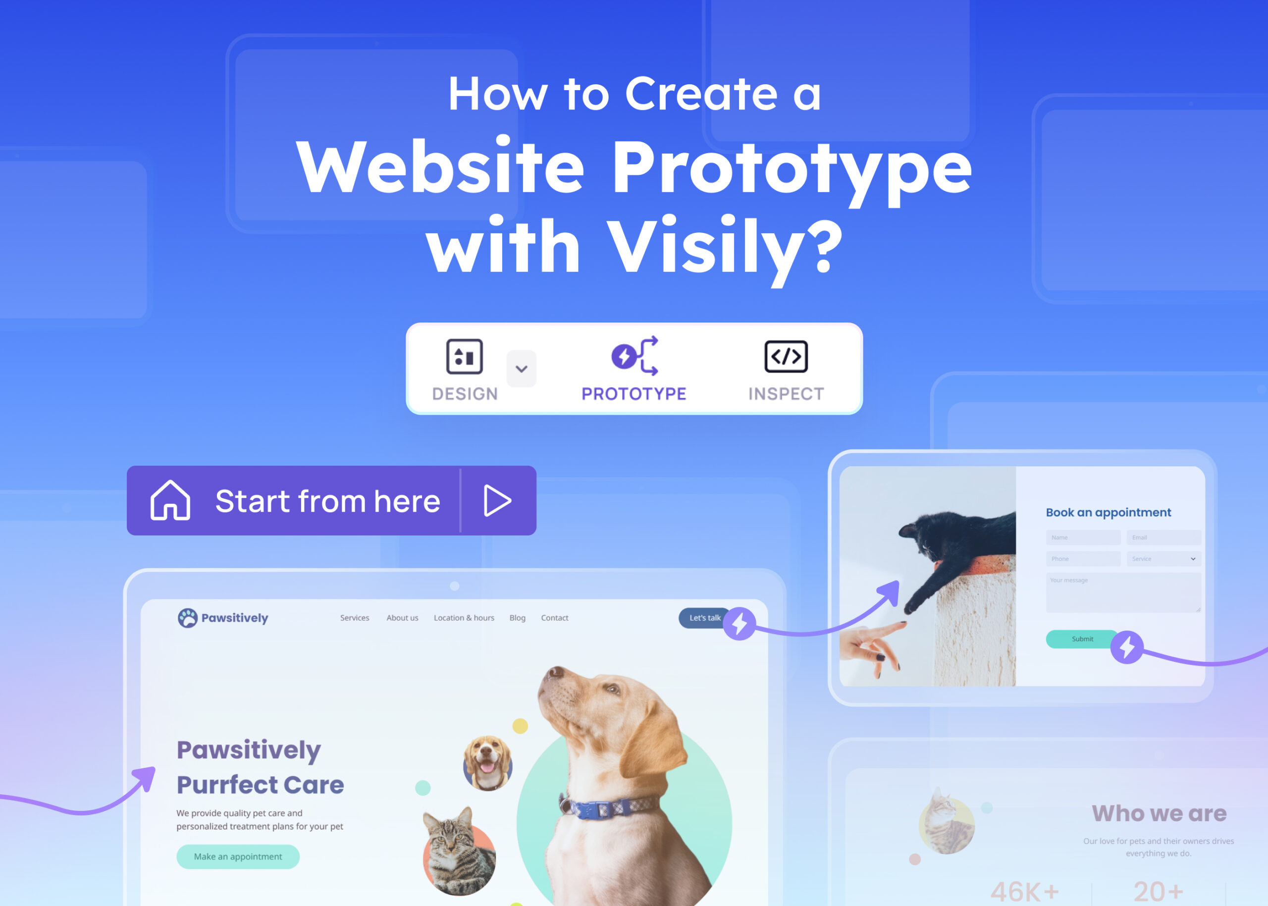 How to Create a Website Prototype with Visily_