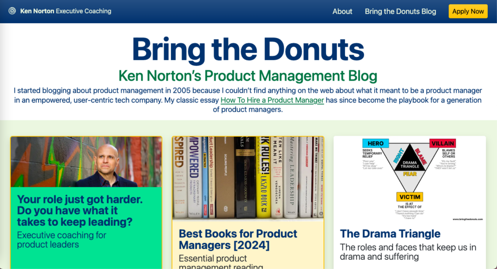 Bring the Donuts Blog Home Page