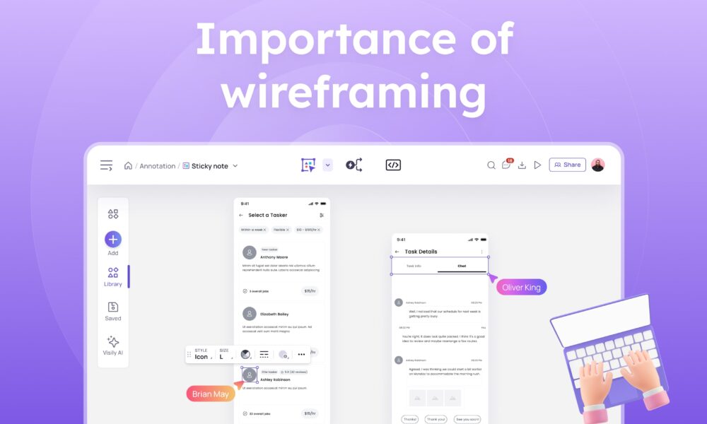 Importance of wireframing Importance of wireframing Visily AI