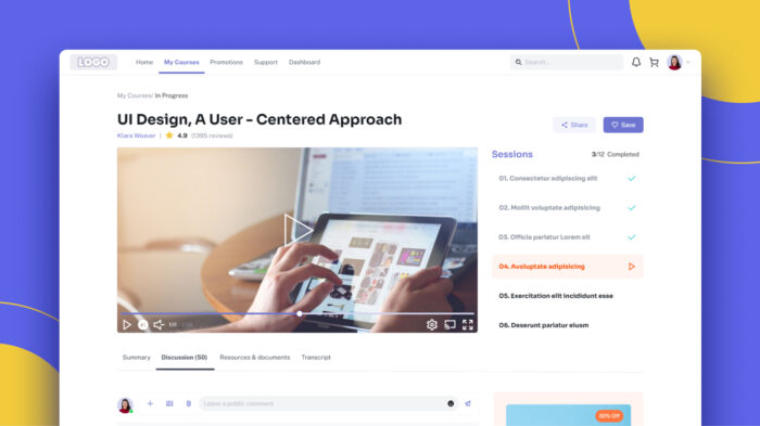 Projects Web App Example Top 10 Web App Templates for Stunning UI Design in 2024 - Visily