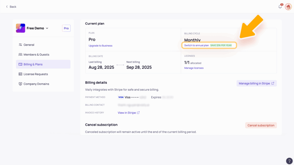 Billing and Subscription 4 Billing Plans 2