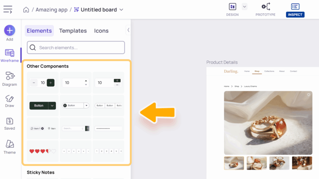 Wireframe Library 10 Other Components