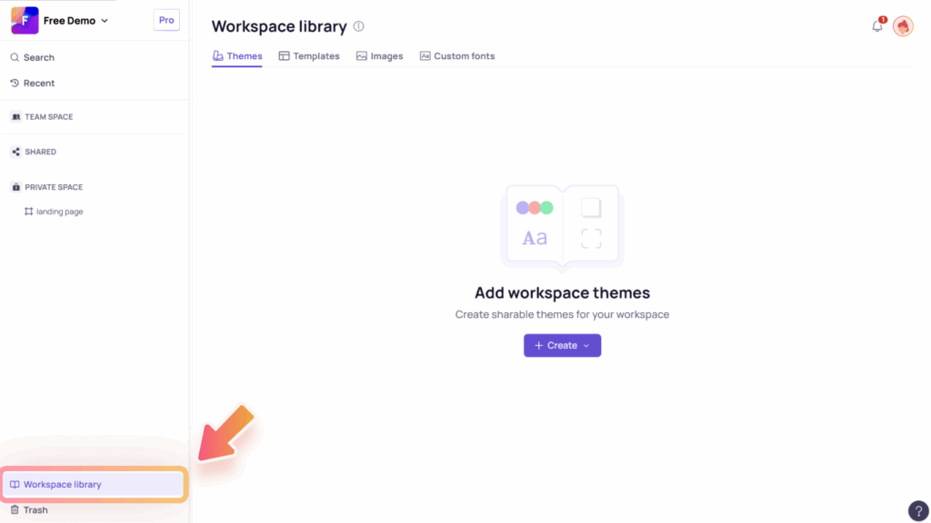 Workspace 6 Workspace library