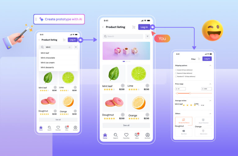 From Idea to Interface: AI Design from Text Explained (With Examples) 2 AI Design Generator from Text - Visily​