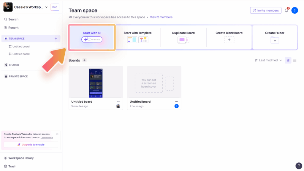 Visily AI Chat Assistant 2 Access AI Chat 1