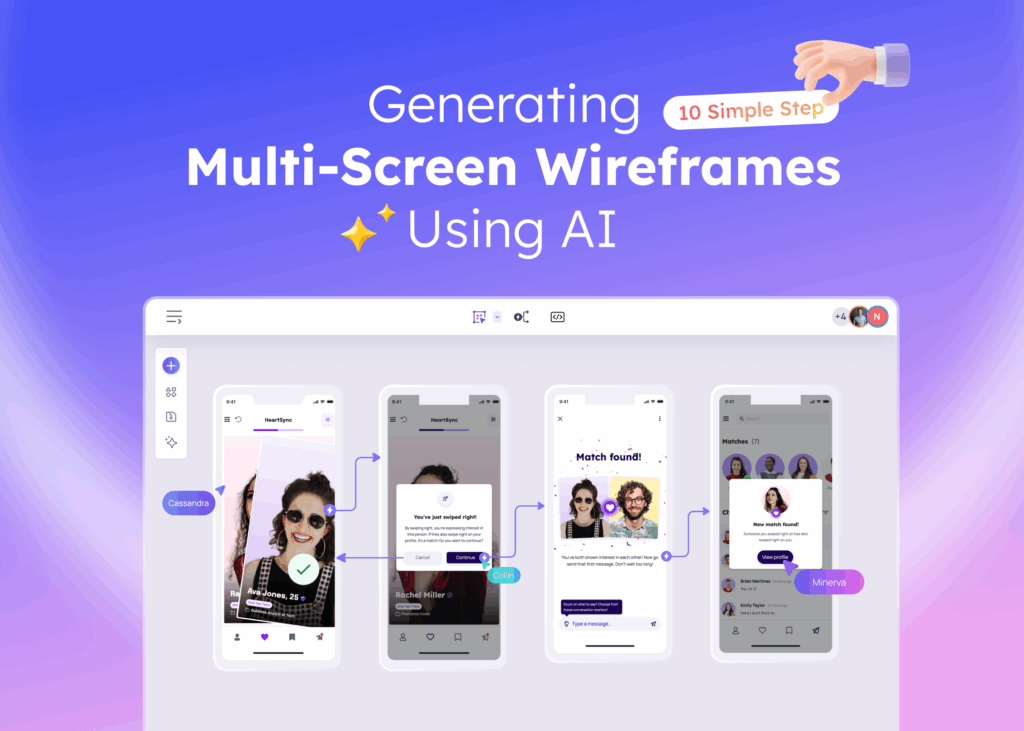 Best AI Wireframing Software For Multiscreen Wireframe Design