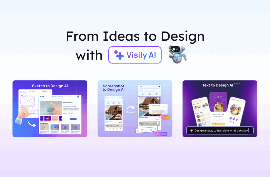 Top AI Tools for Prompt-Based Wireframing In 2025 3 How Visily Translates Ideas Into Real Collaborative Design