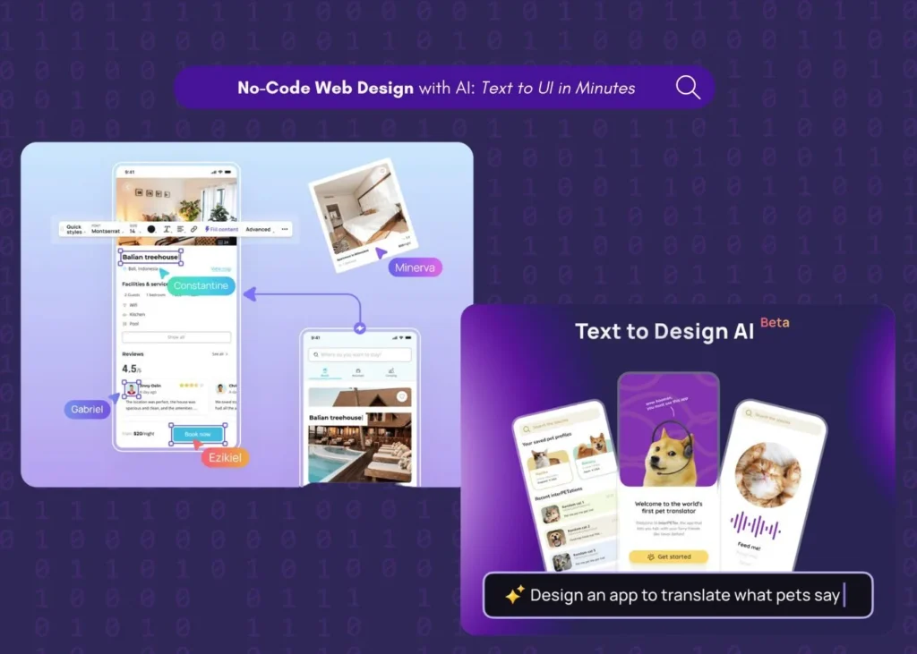 No Code Web Design Tools - UI UX Simplified By Visily​