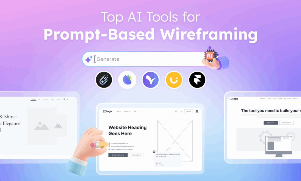 AI tools for prompt-based wireframing
