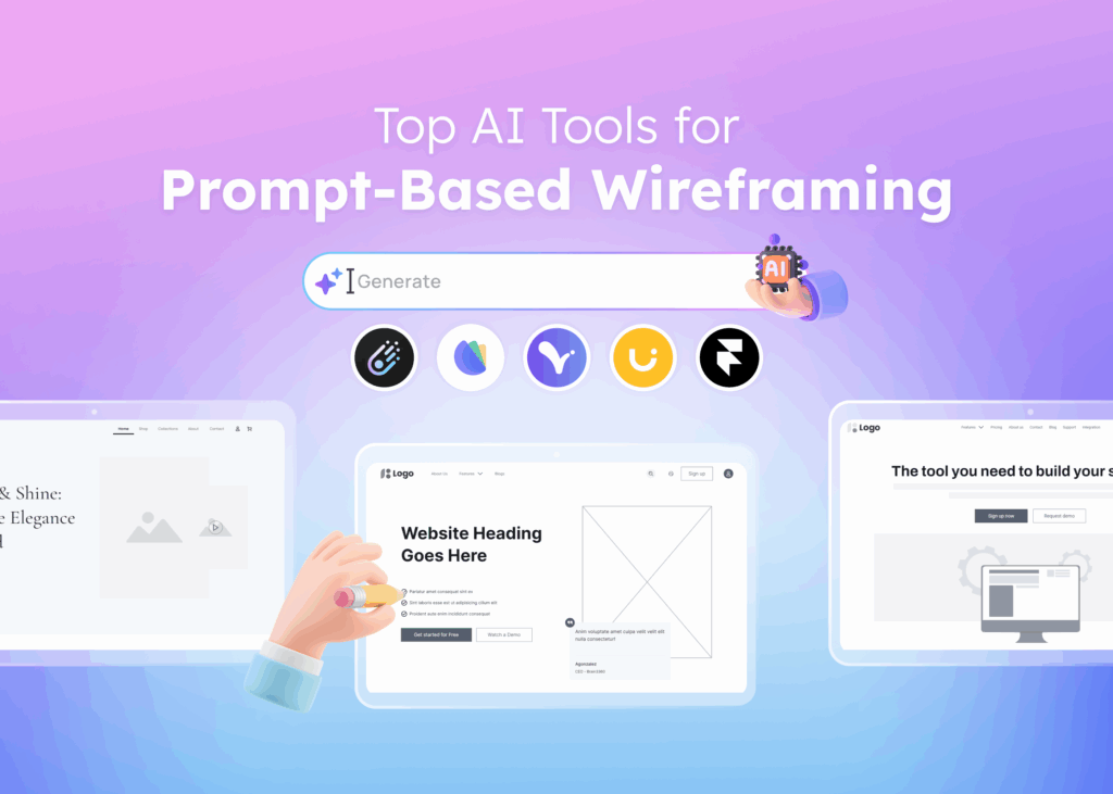 AI tools for prompt-based wireframing