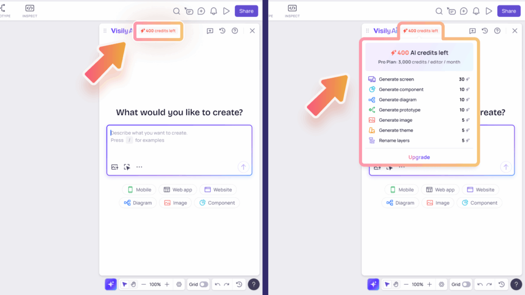 Introduction to Visily AI 2 AI Credit 4.0