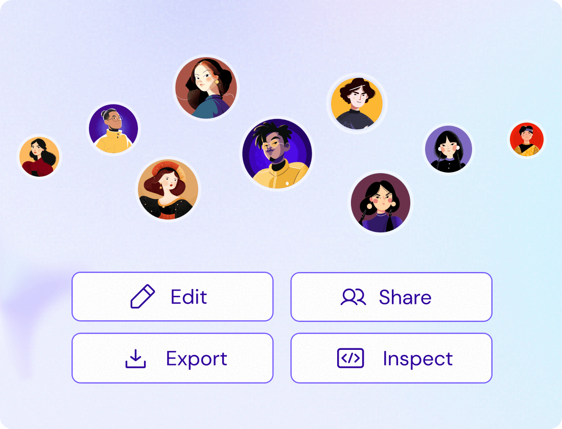 Edit and share design for a seamless collaboration