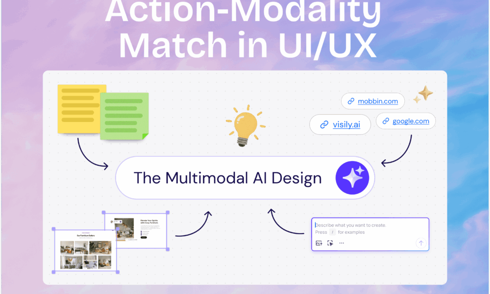 Action-Modality Match in UI/UX: The Future of Multimodal AI Design The future of multimodal AI design through action-modality alignment.