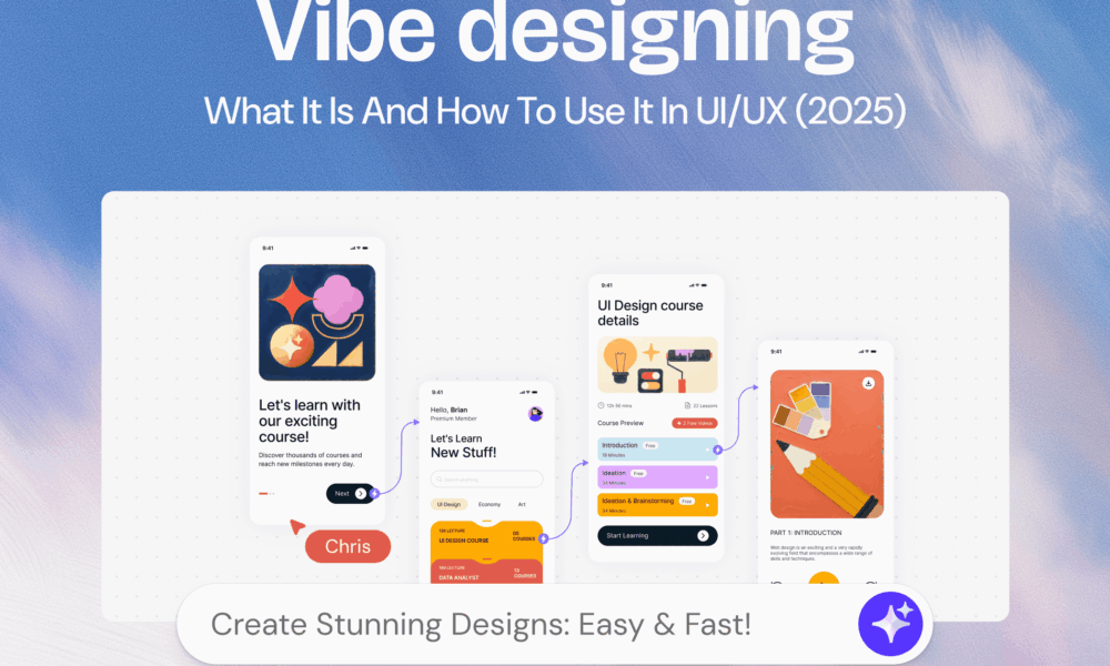 What is Vibe Designing? The UI Design Approach for Designers and Non-Designers Alike Vibe design explanation