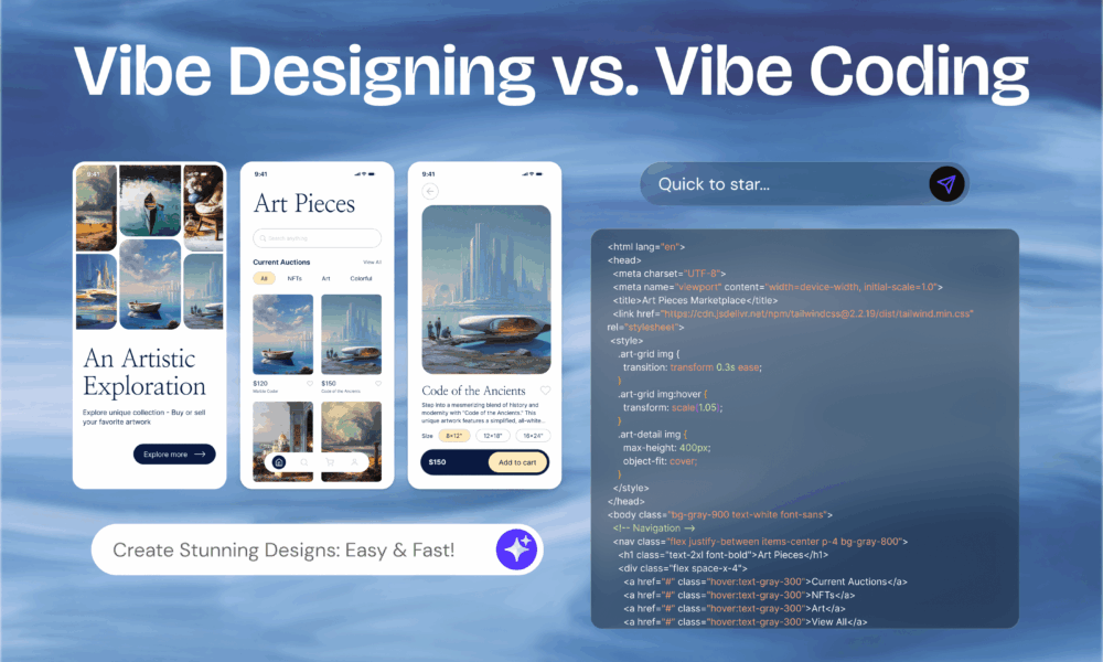 Vibe Design vs. Vibe Code