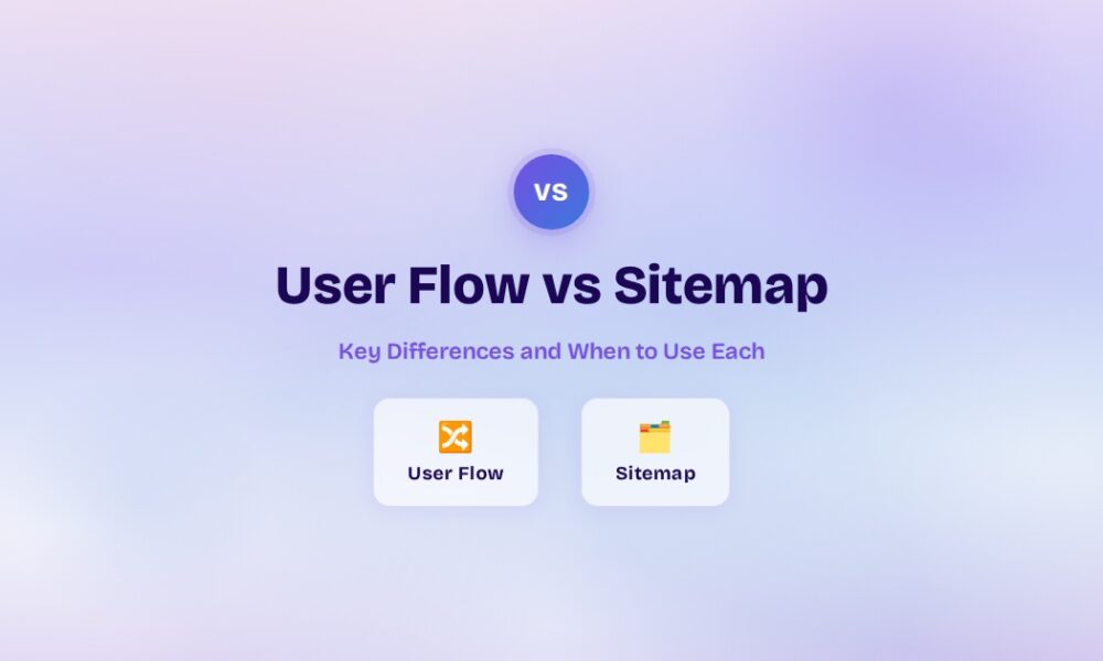 User Flow vs Sitemap: Key Differences and When to Use Each User Flow vs Sitemap