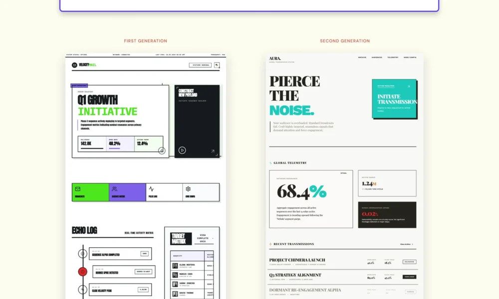 Examples of completely different results from the same prompt.