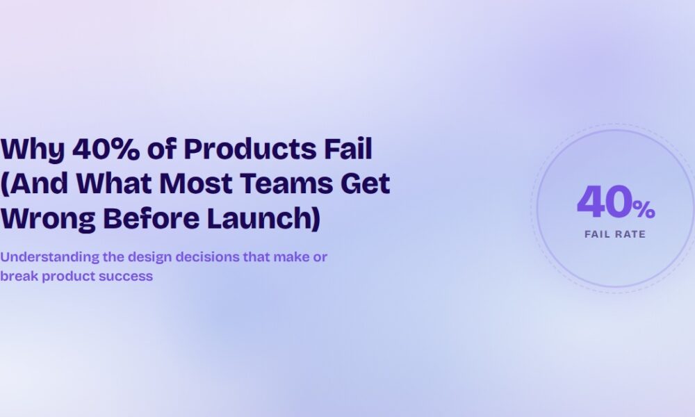 Why 40% Products Fails