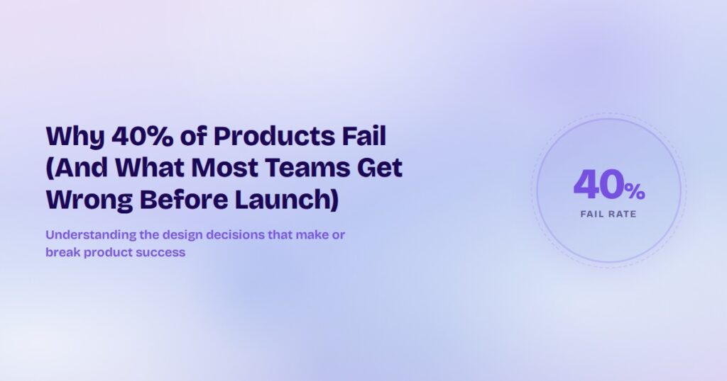 Why 40% Products Fails