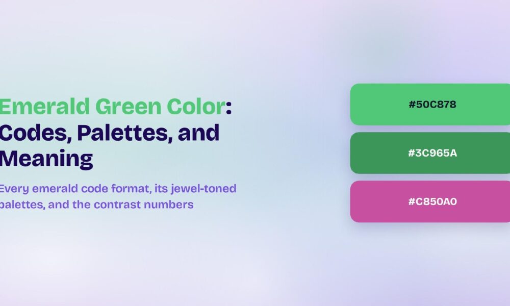 Emerald Green Color: Meaning, Codes, and Palettes image 301