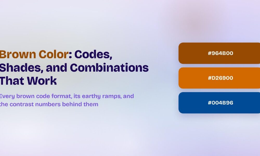 Brown Color: Codes, Shades, and Combinations That Work image 338