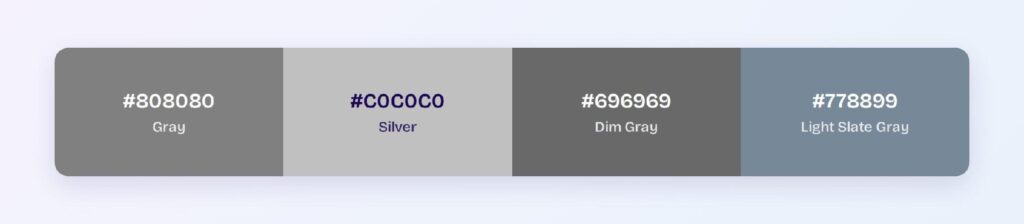 Gray Color: Codes, Shades, and Combinations 5 image 427
