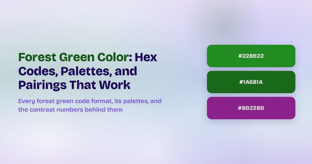 Forest Green Color