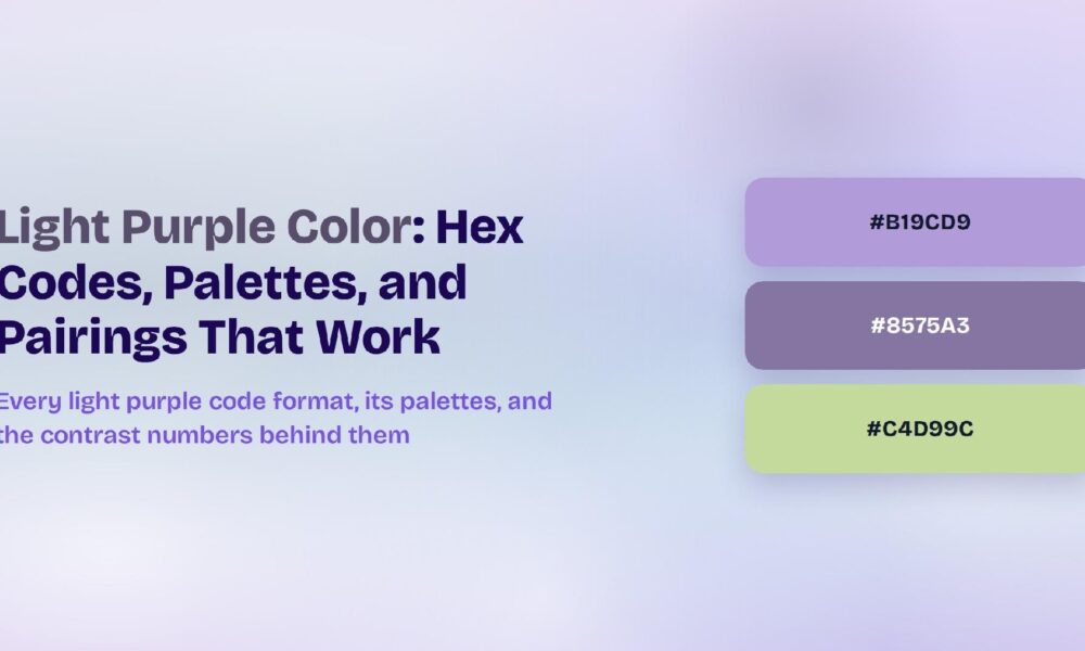 Light Purple Color