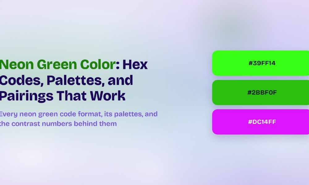 Neon Green Color